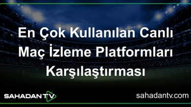 En Çok Kullanılan Canlı Maç İzleme Platformları Karşılaştırması