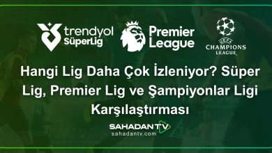 Hangi Lig Daha Çok İzleniyor? Süper Lig, Premier Lig ve Şampiyonlar Ligi Karşılaştırması