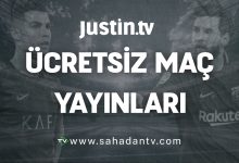 Justin TV ücretsiz maç yayınları